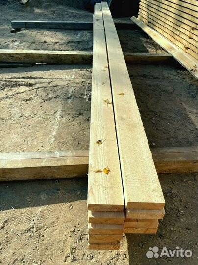 Доска обрезная 40х200х6000мм от производителя