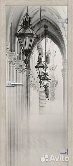 Межкомнатная дверь Bravo 012-0220 Аркада Люкс Бело