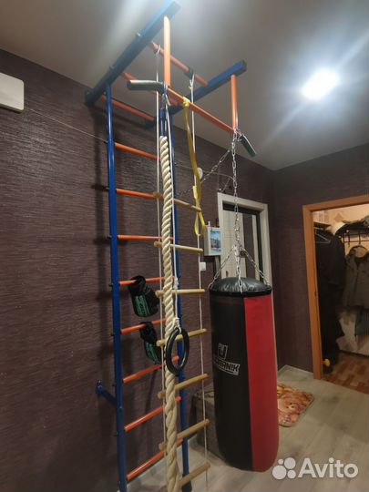 Шведская стенка с турником бу