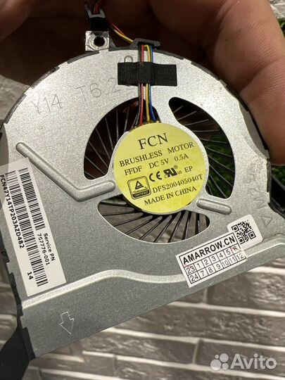 Оригинальный вентилятор hp 15-p 17-p 15-f 17-f