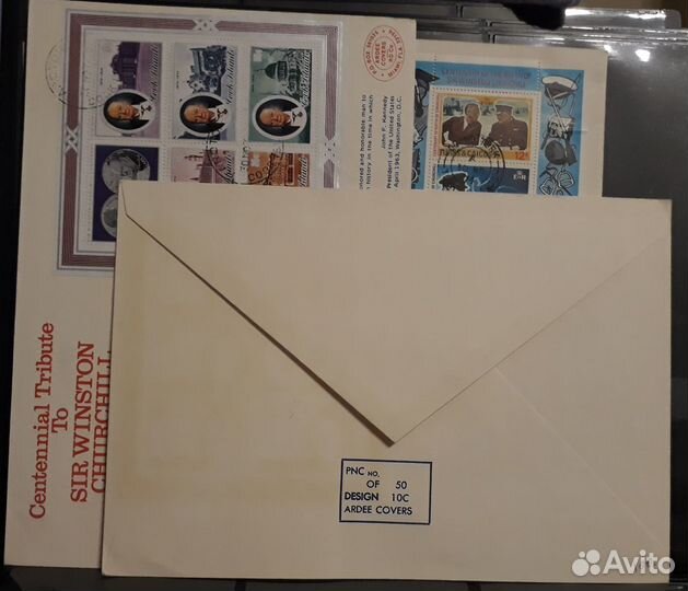 Конверты первого дня (США, GB)