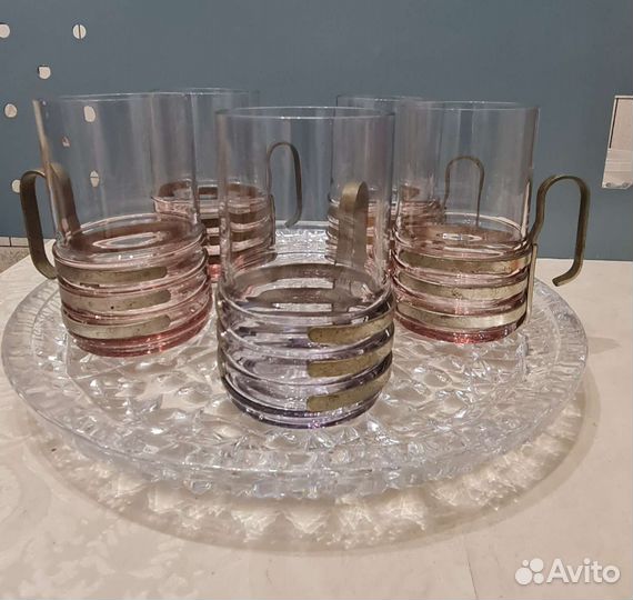 Волнистые стаканы СССР. Винтажные