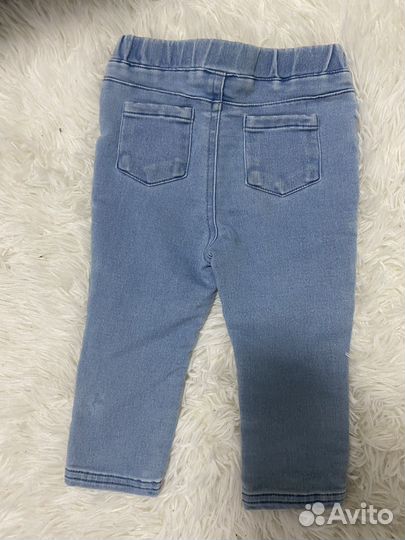 Джинсы для девочки 80