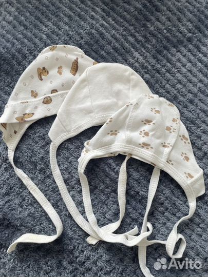 Чепчики для новорожденных