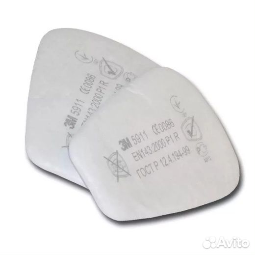 Предфильтр 5911 для полумасок и масок