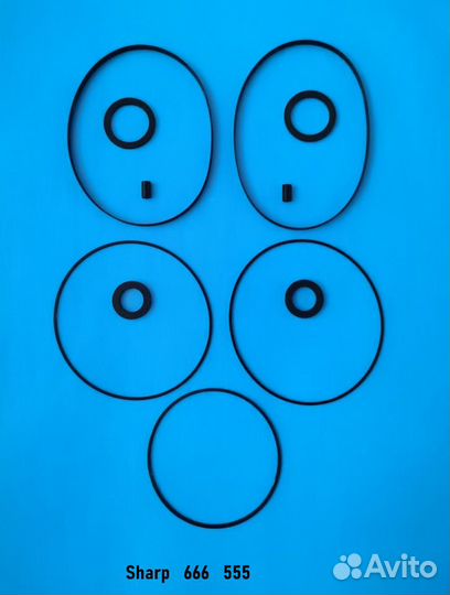 Комплекты пассиков идлеров к магнитоле Sharp 939 7