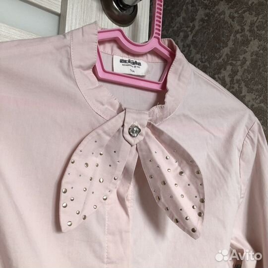 Рубашка детская розовая
