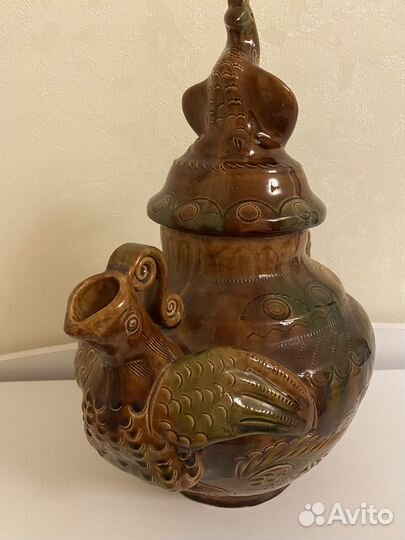 Чайник керамический большой СССР