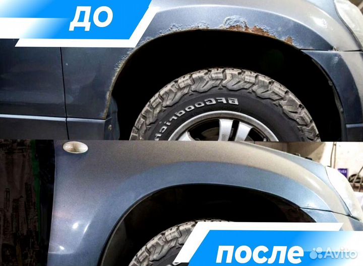 Ремонтные арки Renault Clio 2