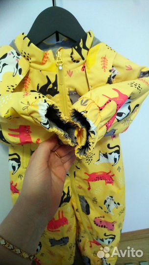 Комбинезон ветровочный crockid 86-92 и шапочка