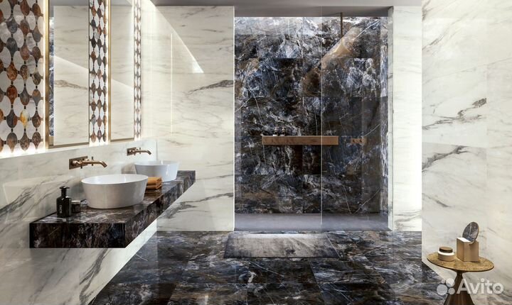 Naxos Мозаика serenade Mosaico Circle Green 29х29