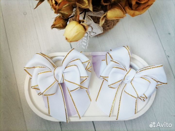 Бантики для девочек ручной работы