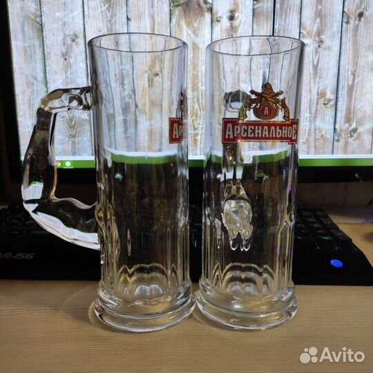 Кружки пивные 6 штук Арсенальное 0,5