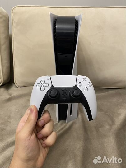 Ps5 1tb с играми, как новый, б у