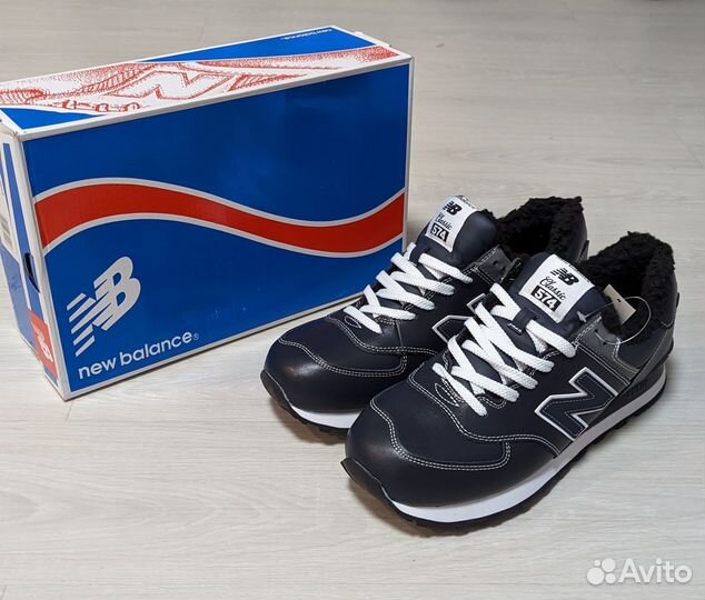 Зимние мужские кроссовки New Balance с мехом