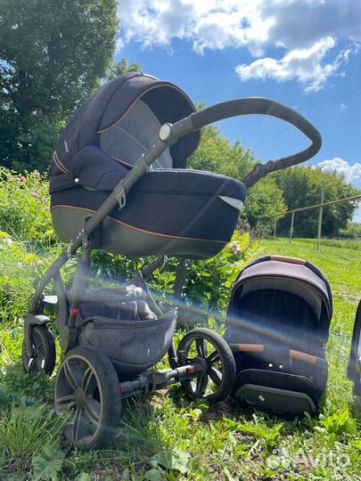 Коляска Adamex 2 в 1 + автолюлька