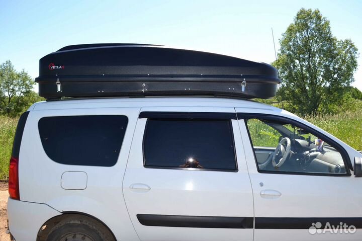 Автобокс на крышу Ветлан 1100 л на Hyundai Coupe
