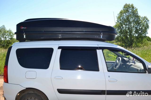 Автобокс на крышу Ветлан 1100 л на Hyundai Coupe