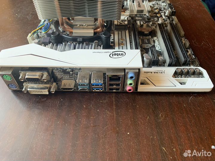 Материнская плата Asrock B250 PRO с i5 7400+кулер