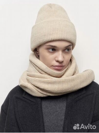 Шапки и шарфы из шерсти мериноса