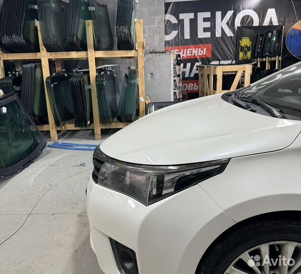 Черные стекла на corolla