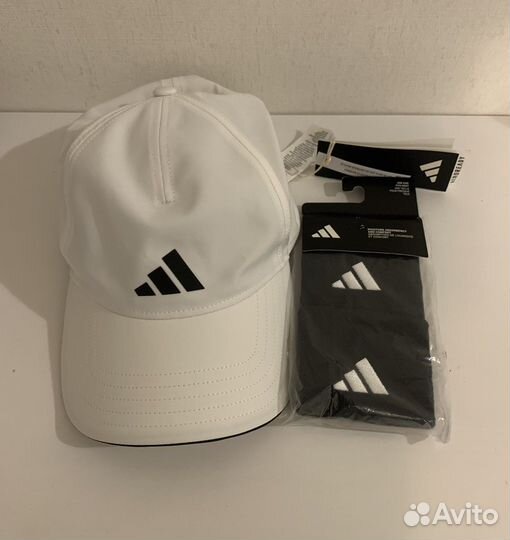 Кепка и напульсники adidas новые оригинал