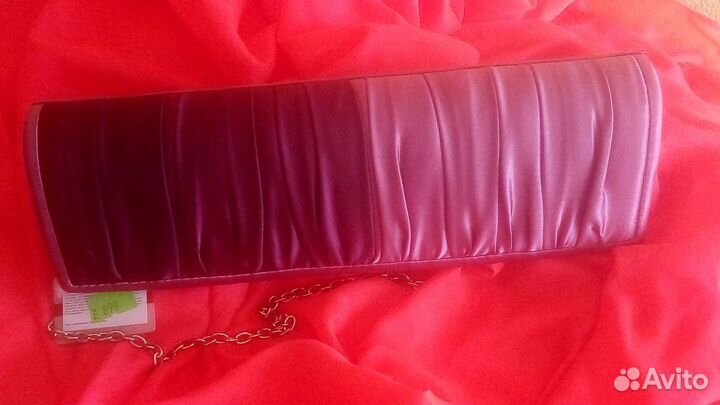 Клатч лиловый