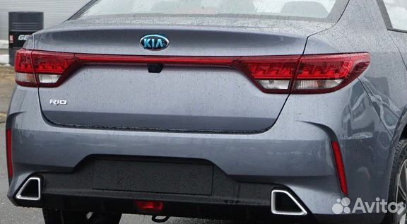 Задний бампер Kia Rio 4 рестайлинг 2020-2023