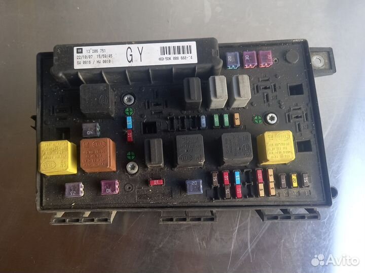 Монтажный блок опель астра H