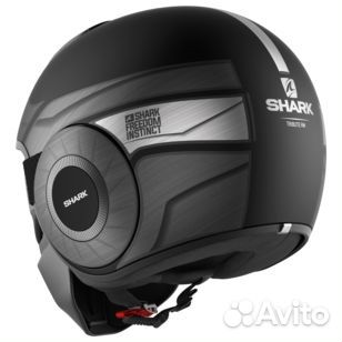 Шлем shark street drak tribute RM MAT Black-Silver