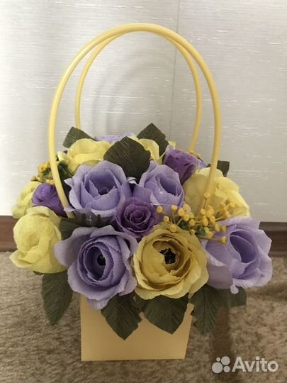 Сладкие букеты из конфет. Цветы ручной работы