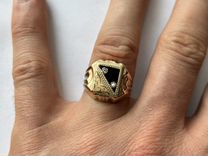 Мужское золотое кольцо 585 пробы 4,9 гр