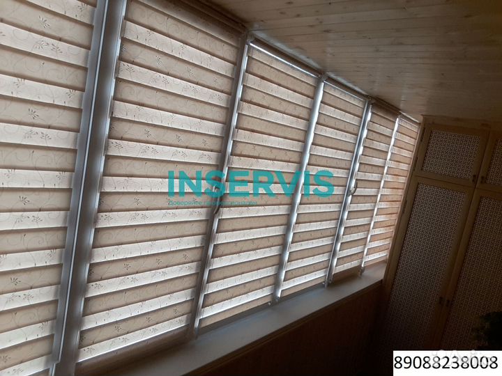 Горизонтальные жалюзи под дерево