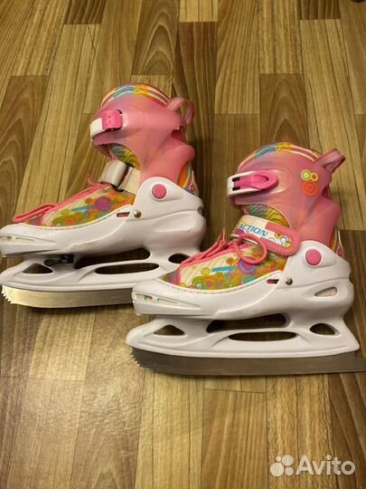 Коньки детские раздвижные 34-38