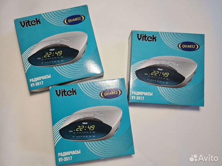 Радиочасы vitek vt-3517 новые