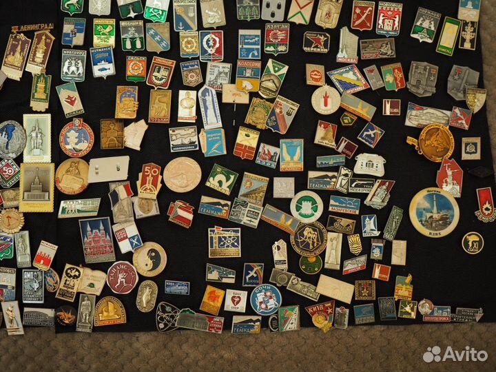 Значки города СССР,древний герб,золотое кольцо