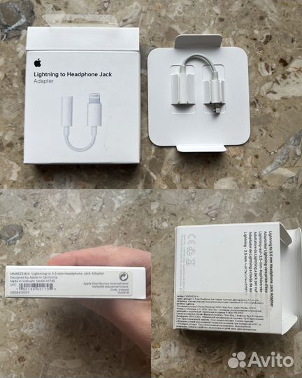 Адаптер Lightning to Headphone Jack Adapter