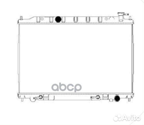 Радиатор системы охлаждения 33411036 Sakura