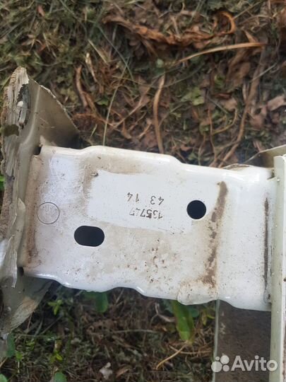 Усилитель бампера задний skoda octavia a7