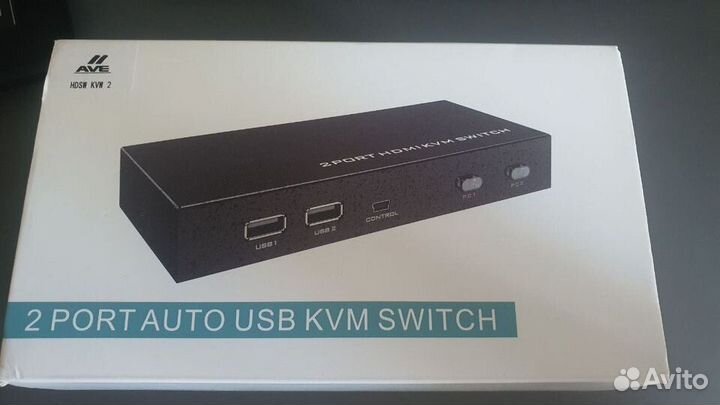 Переключатель AVE hdsw KVM 2 (2xhdmi-2xUSB порта)
