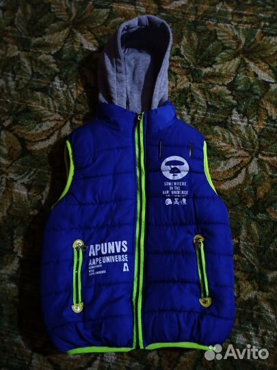 Жилетка утепленная для мальчика