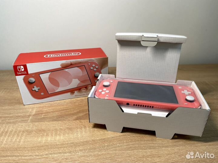 Новая Nintendo switch lite прошитая серая и желтая