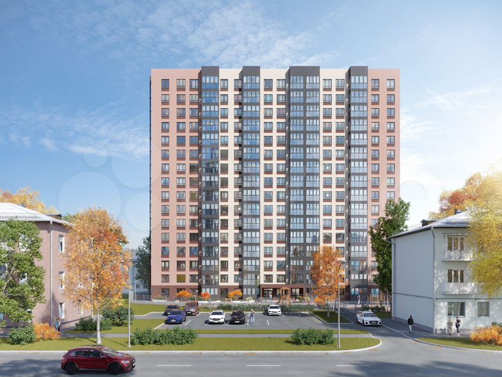 2-к. квартира, 41,4 м², 11/16 эт.