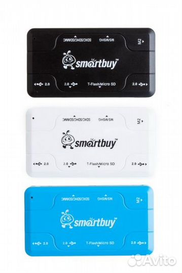 Картридер + USB HUB smartbuy sbrh-750, 57920
