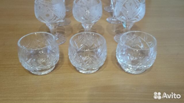 Бокалы, рюмки, стопки (хрусталь) СССР