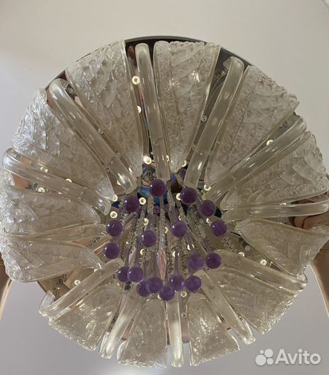 Люстра потолочная светодиодная с пультом