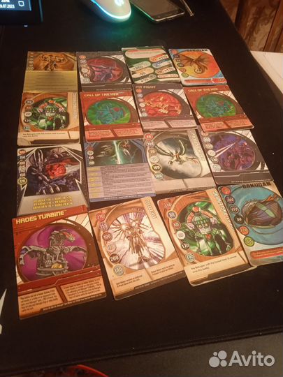 Карточки от бакуганов