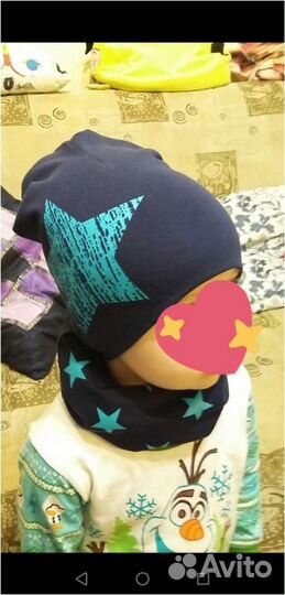 Шапки для мальчика. Размер 46-48см