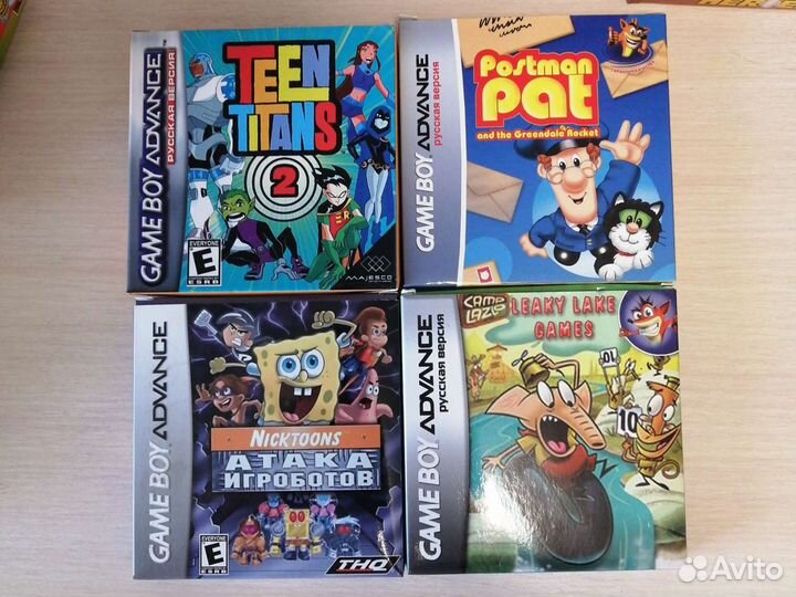 Картриджи GBA