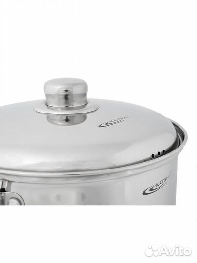 Кастрюля Катунь Гретта, нержавеющая сталь, 5,7 лит